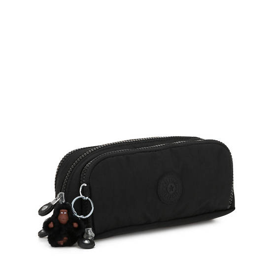 Kipling Gitroy Classic Pencil Case Bags True Black | CA 1898BE